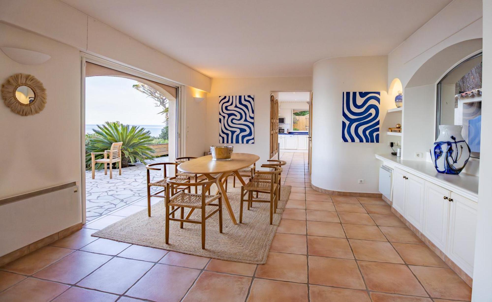Superbe Villa, Incroyable Vue Mer, Piscine Chauffee, Climatisee Sainte-Maxime Exterior photo